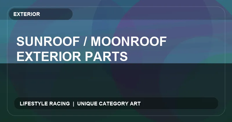 Sunroof / Moonroof Exterior Parts